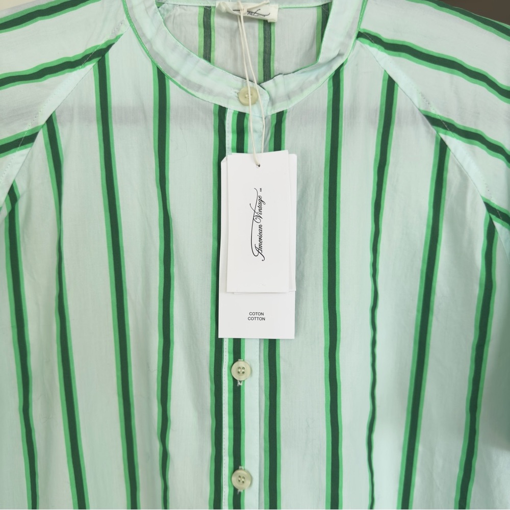 Brand New Shirt Cotton Summer Dress. Brand: American Vintage. Retail price: $279 - Picture 8 of 16